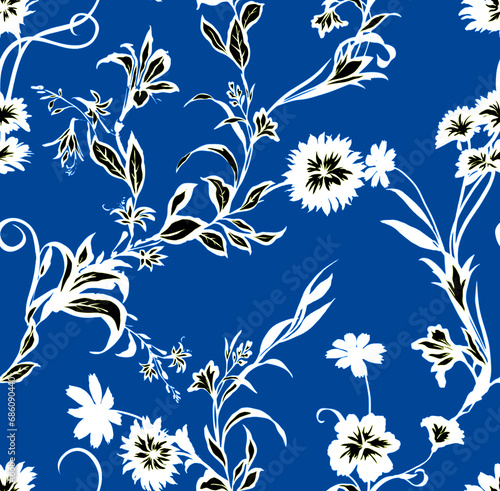 seamless floral pattern design