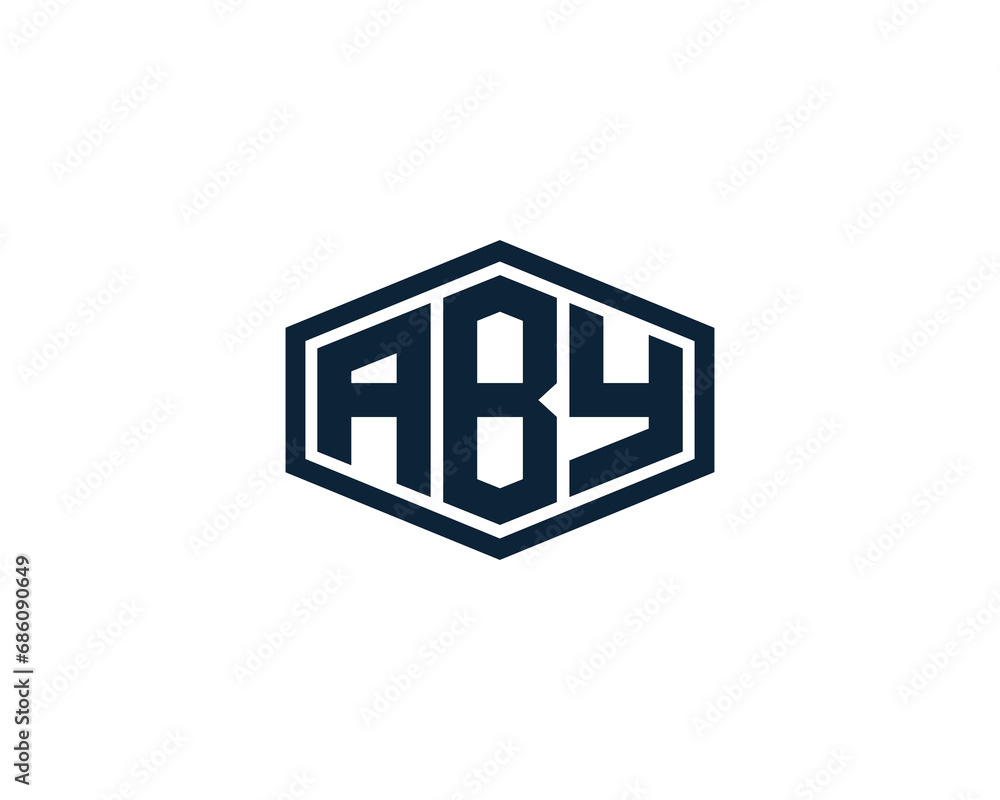 ABY logo design vector template ABY logo design vector template