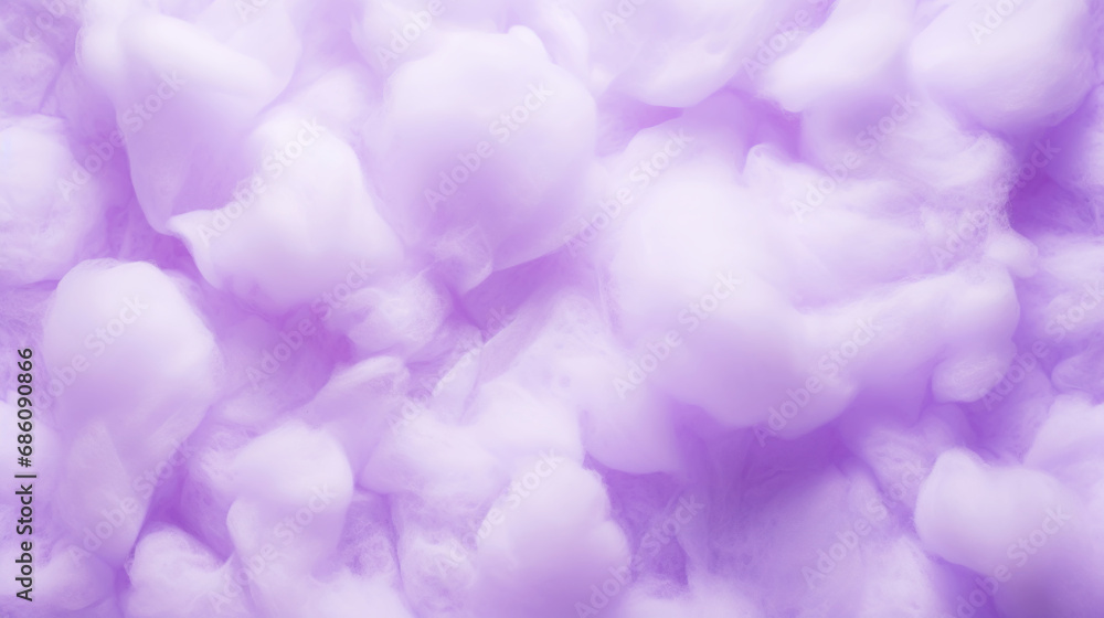 Violet cotton candy background. Candy floss texture. Generative AI