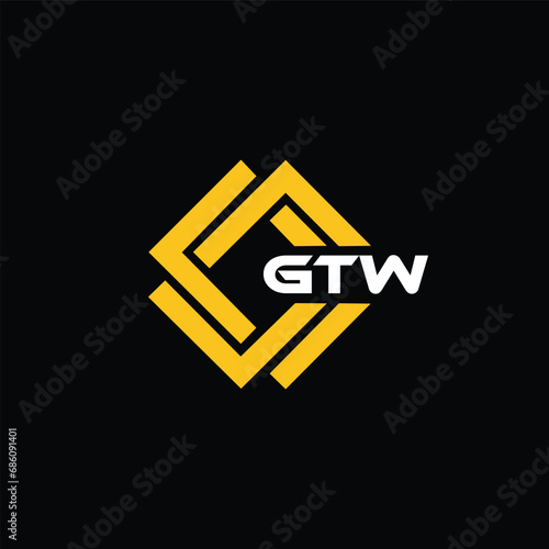 GTW letter design for logo and icon.GTW typography for technology, business and real estate brand.GTW monogram logo.