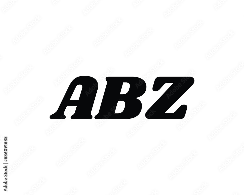 ABZ logo design vector template ABZ logo design vector template