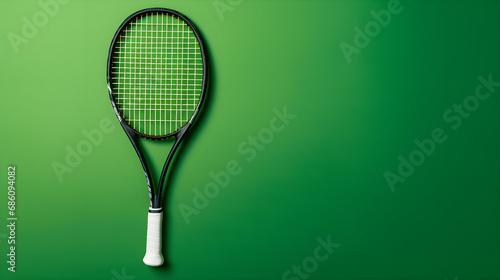Tennis racket on isolated background © Taisiia