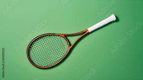 Tennis racket on isolated background © Taisiia