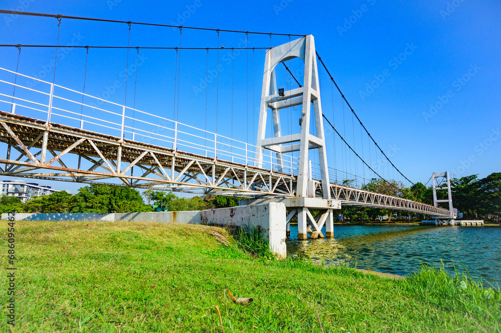 Fototapeta premium Utthayan Sawan Public Park in Nahkon Sawan Province