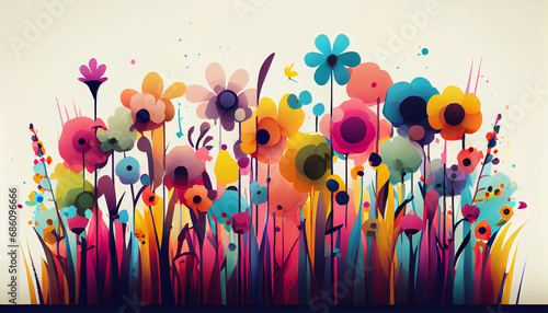 Flowers background	