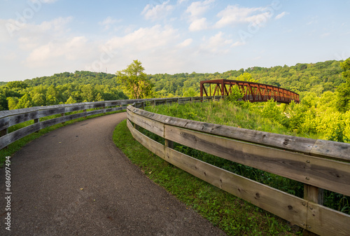 Hockhocking Adena Bikeway in Athens Ohio