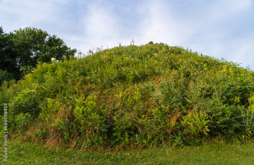 Native American Burial Mound in The Plains, Ohio Native American Burial Mound in The Plains, Ohio