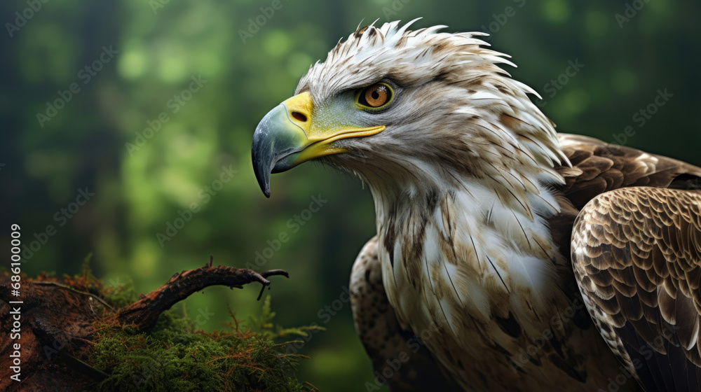 Obraz premium White-tailed eagle. Scientific name: Haliaeetus albcilla