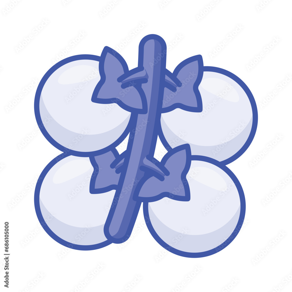 Cherry tomatoes vector design in modern design style, ready to use vector Cherry tomatoes vector design in modern design style, ready to use vector