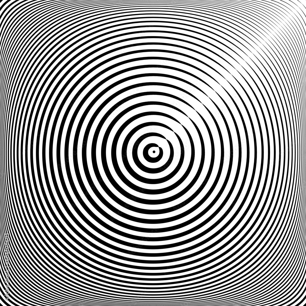 Concentric Circles Pattern with 3D Illusion Effect. Abstract Textured Background. Concentric Circles Pattern with 3D Illusion Effect. Abstract Textured Background.