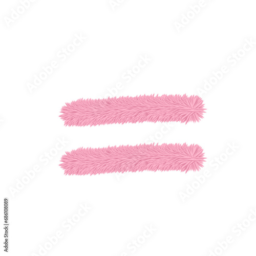 Pink Equal Sign photo