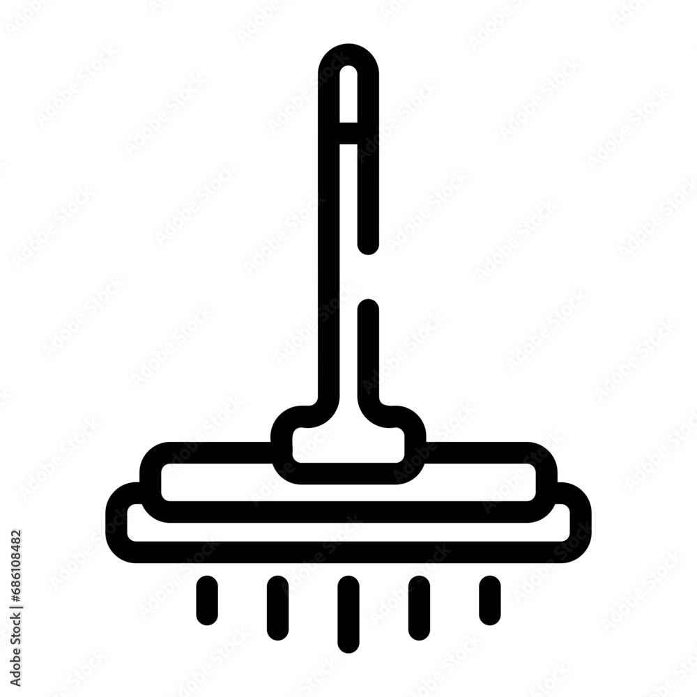 squeegee line icon squeegee line icon
