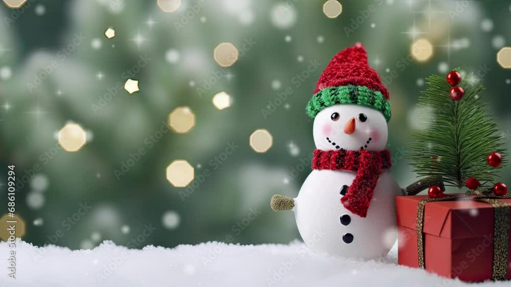 snowman on the snow snowman on the snow