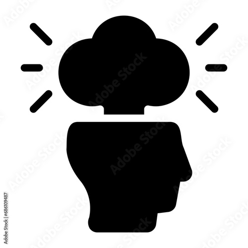 slump glyph icon