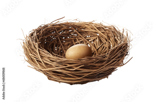 Cozy Nesting Basket on a transparent background photo