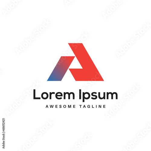 Free Download A Letter Logo Design Free Icon - GFXLoad