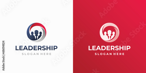 People group business vector logo design