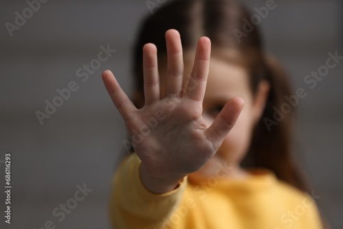 Canvas Print Child abuse