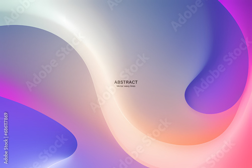 Abstract Purple Background. colorful wavy design wallpaper. creative graphic 2 d illustration. trendy fluid cover with dynamic shapes flow.