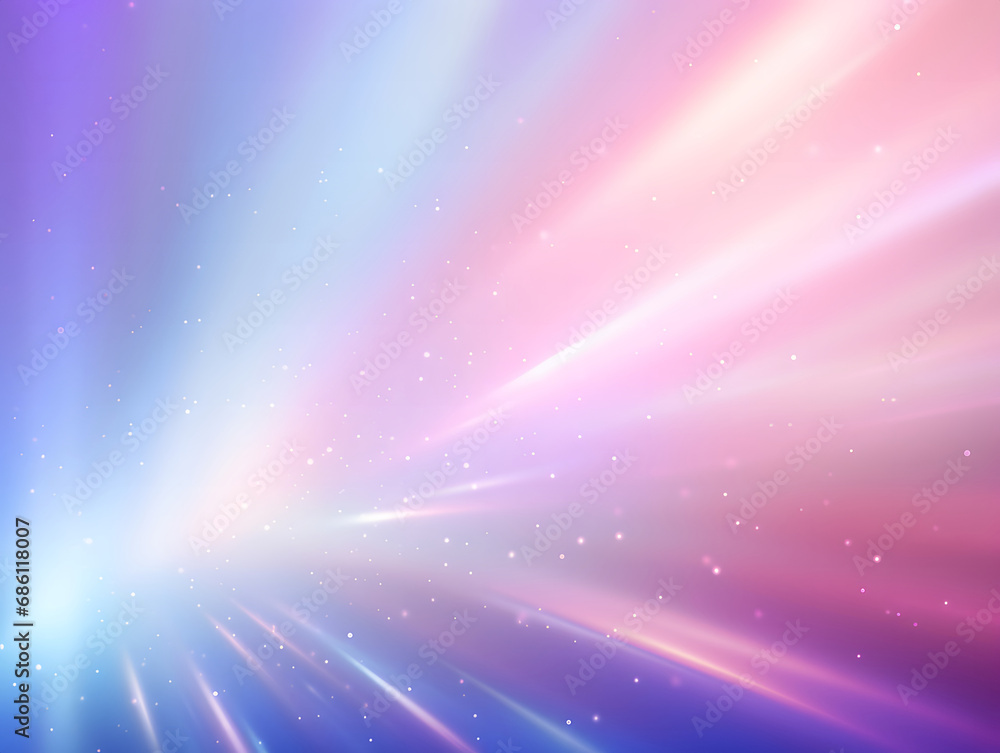 Obraz premium Illustration of abstract ray light with stars background.