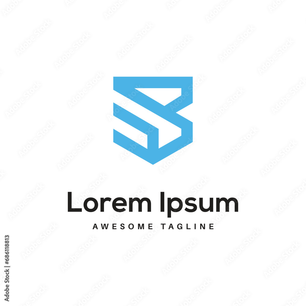 Fototapeta premium EP Letter Logo Design Free Icon