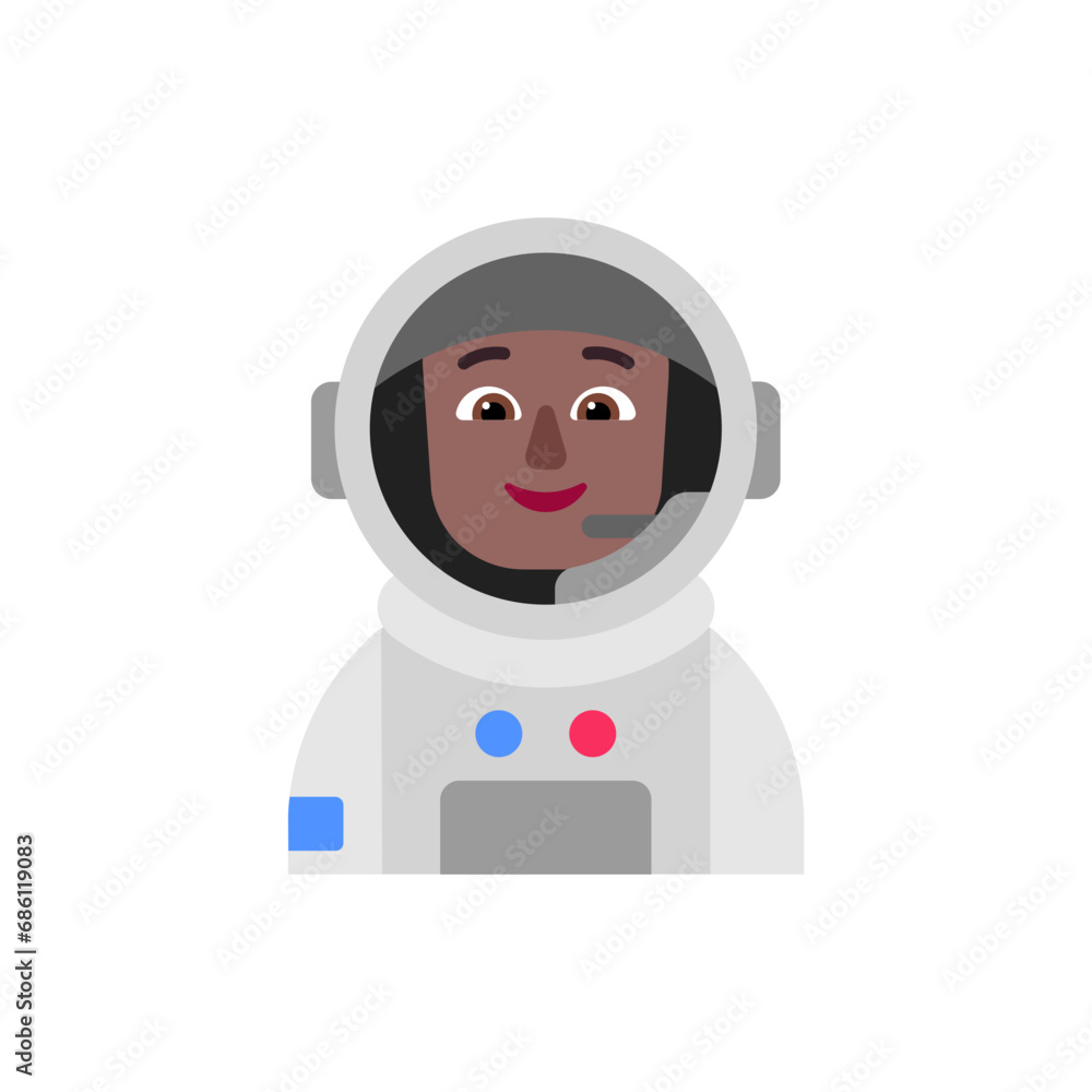 Astronaut: Medium-Dark Skin Tone