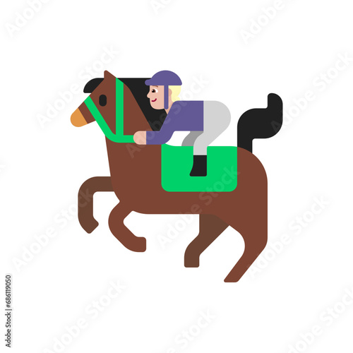 Horse Racing: Medium-Light Skin Tone