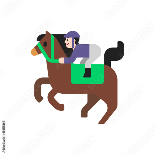 Horse Racing: Light Skin Tone
