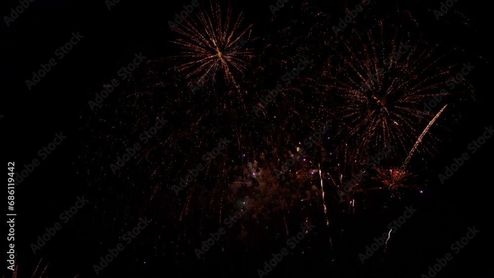 Naples celebrating new Year with fireworks Naples celebrating new Year with fireworks