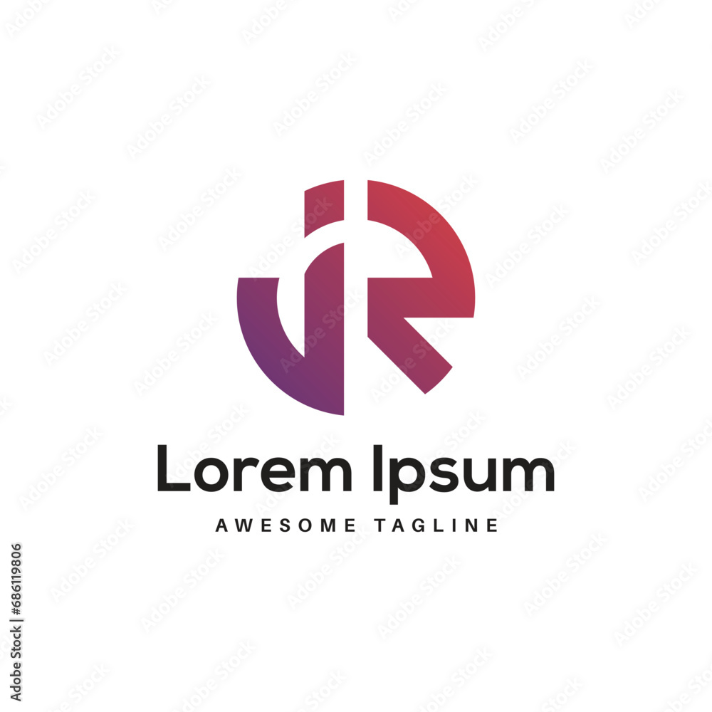 JIR Letter Logo Design Free Icon JIR Letter Logo Design Free Icon