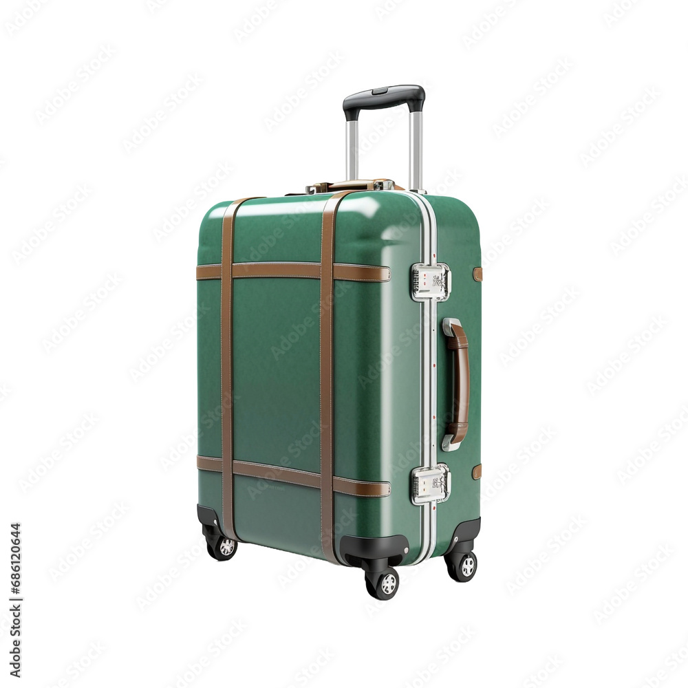 3d Suitcase isolated on transparent background 3d Suitcase isolated on transparent background