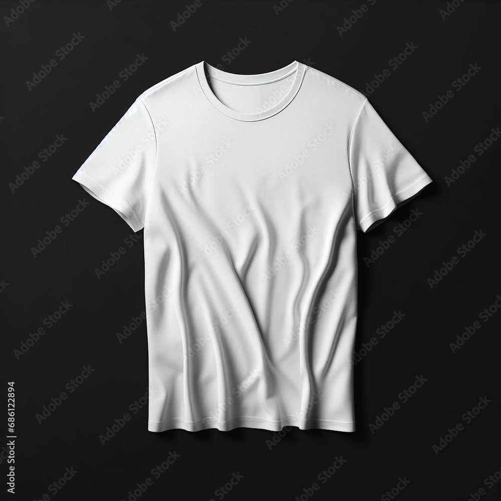 White Blank T-shirt Mockup Design Template for Advertisement.Men Isolated short Sleeve Wear Front Cotton Shirt Textile Clothing Fashion Mockup.Model Body People Retail Style Concept Apparel. White Blank T-shirt Mockup Design Template for Advertisement.Men Isolated short Sleeve Wear Front Cotton Shirt Textile Clothing Fashion Mockup.Model Body People Retail Style Concept Apparel.