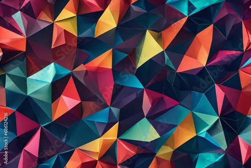 Abstract polygonal background 