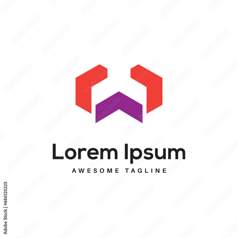 W Letter Logo Design Free Icon W Letter Logo Design Free Icon