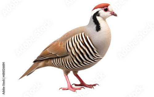 Chukar Partridge Mountain Dweller Isolated on a Transparent Background PNG