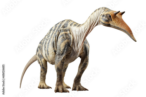 Parasaurolophus Figure Isolated on a transparent background