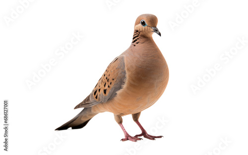 Zenaida Dove Graceful Coos Isolated on a Transparent Background PNG