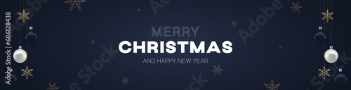 Merry Christmas Modern artistic templates. Merry Christmas Corporate banner. photo