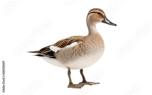 Garganey The Elusive Diver Isolated on a Transparent Background PNG