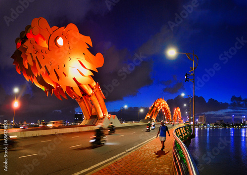 Dragon bridge, Da Nang, Vietnam