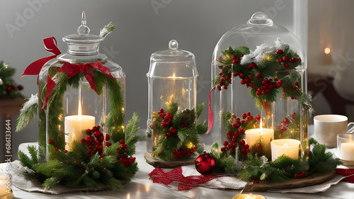 Enchanting Christmas setting with our product as the focal point, radiating holiday joy