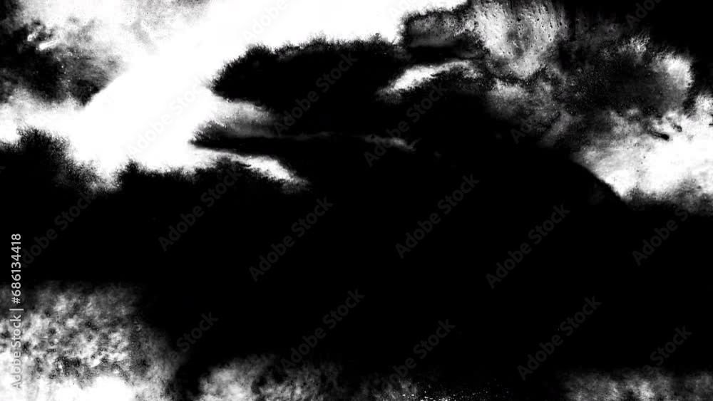 ink transition on white screen, drop texture, ink transition splatter ...