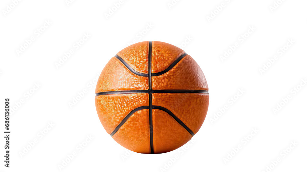 Transparent Dynamic Basketball Ball - Captivating Stock Image for Sale. Transparent background	