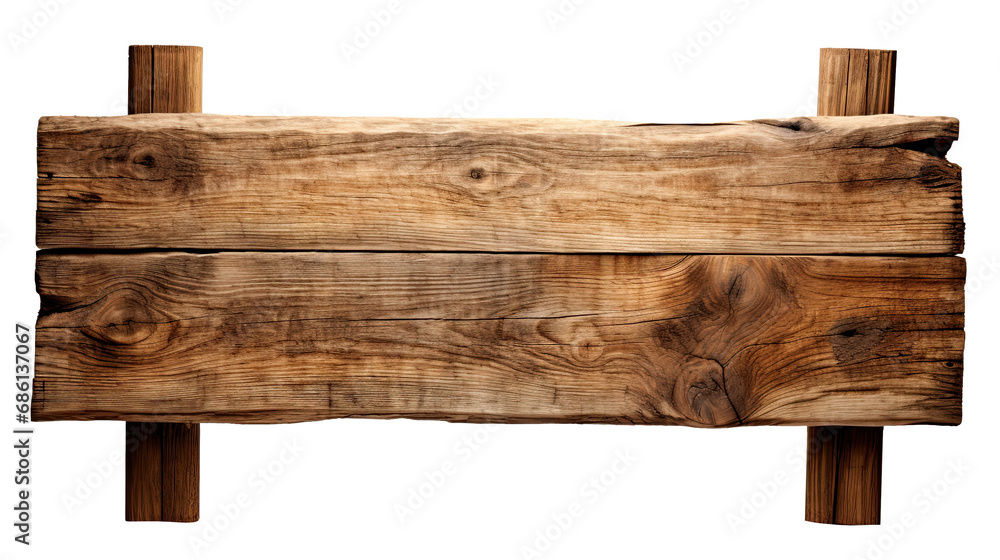Empty wooden rustic signage sign board signpost post. Isolated on Transparent background. Empty wooden rustic signage sign board signpost post. Isolated on Transparent background.
