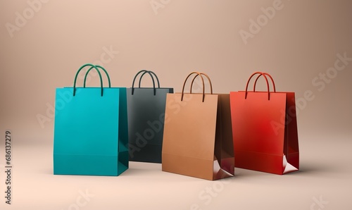a few shopping bags