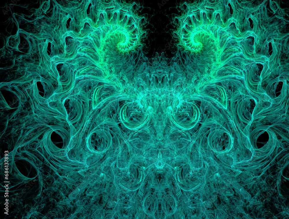 Imaginatory fractal abstract background Image