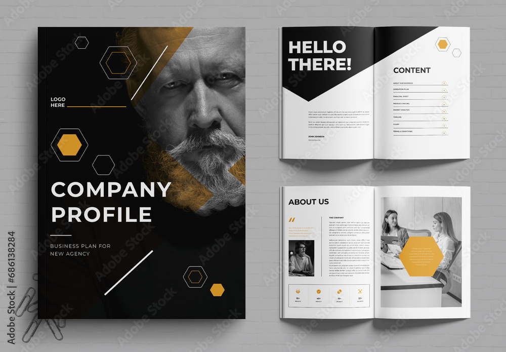 Company Profile Template Stock Template Adobe Stock Company Profile Template Stock Template Adobe Stock