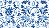 Portuguese Blue Tile Pattern | generative AI