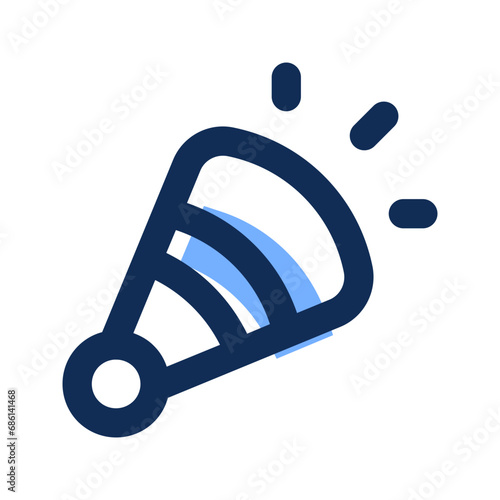 trumpet filled line icon