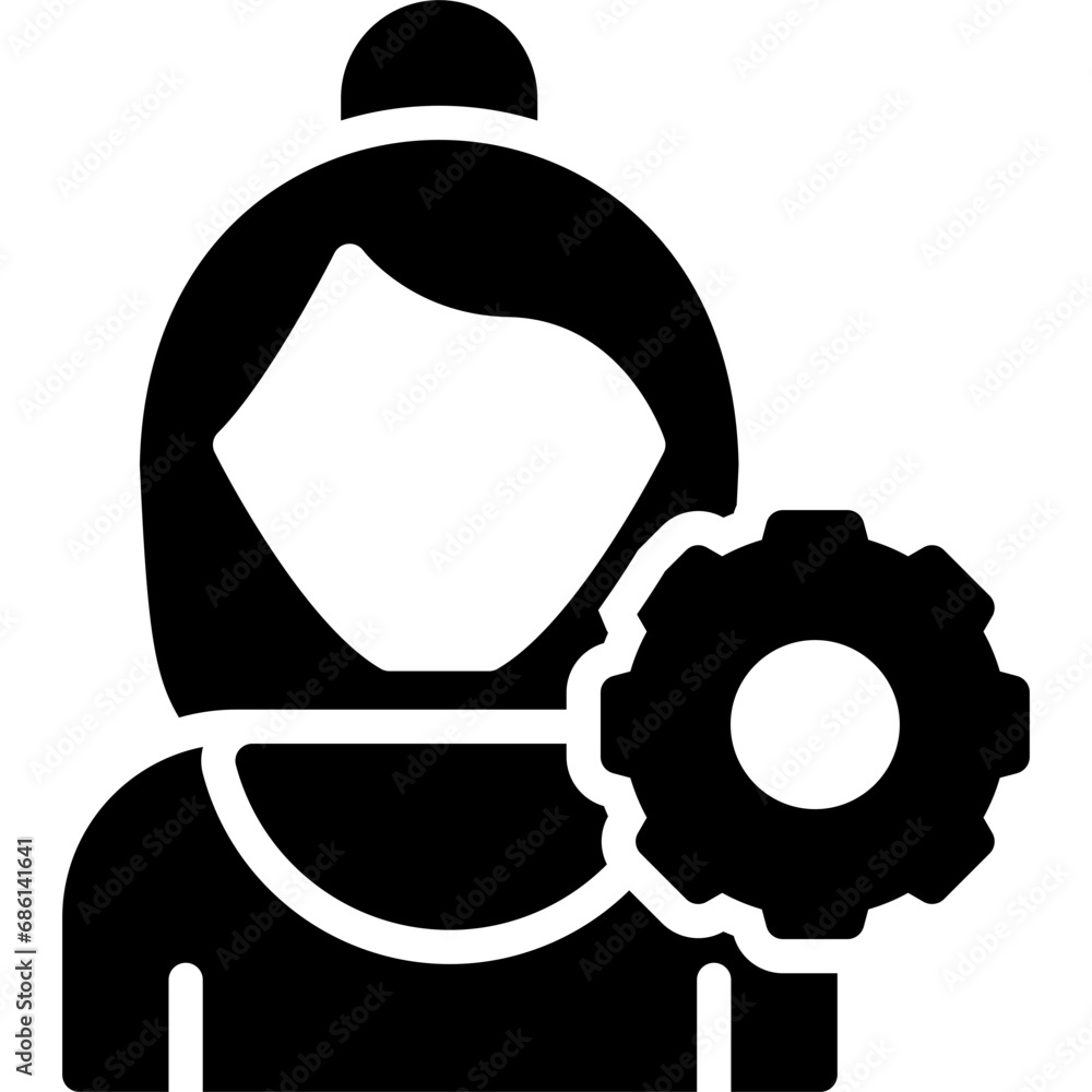 Fototapeta premium User Settings Icon